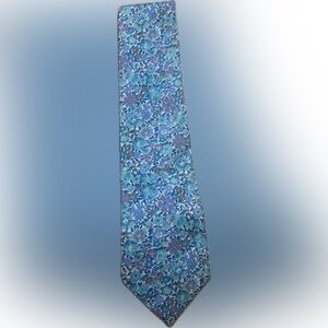 Liberty of London Blue, Purple & Green Floral Men's Tie